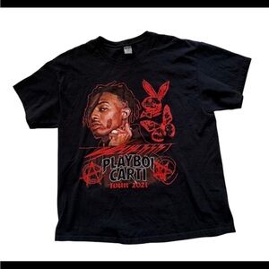 Playboi Carti Tour 2021 Black T-Shirt
